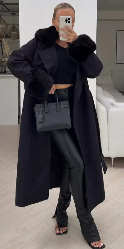 Manteau Long a Fourrure Must have