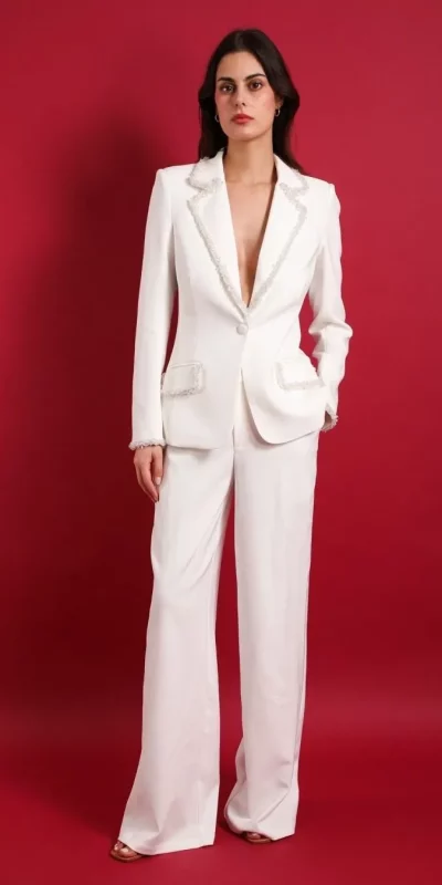 Esemble Blazer Coupe Droite Elisabetta