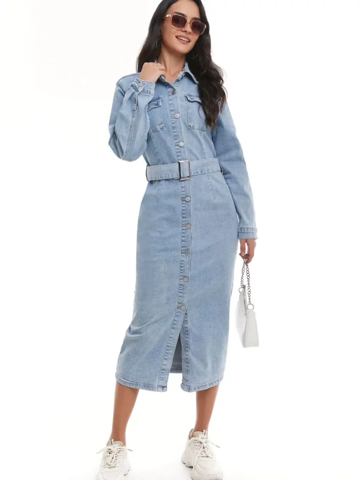 Robe Jeans avec Ceinture Karine