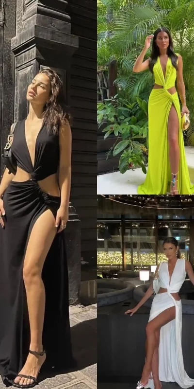 Robe Sexy avec Fente Laia