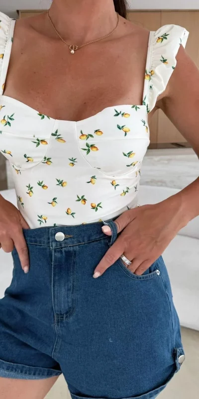 Body Imprimé Citrons Dolce Vitta