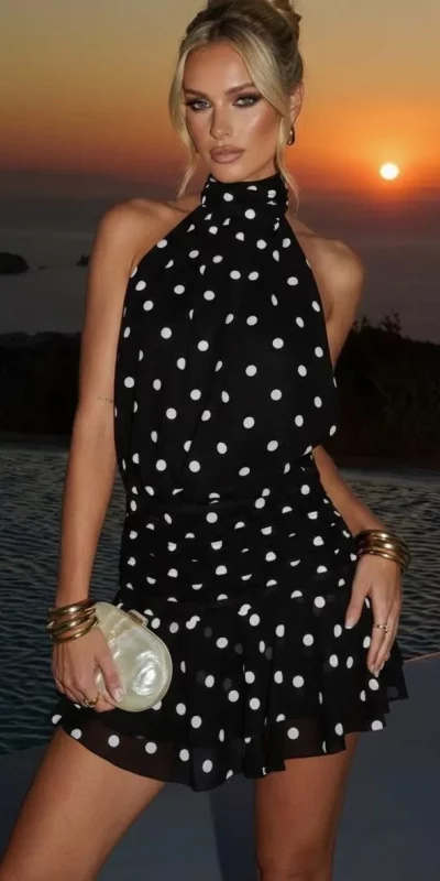 Robe Mini a Pois Hana